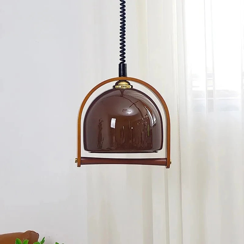 Vintage Bauhaus Wood Pendant Lights - Timeless Elegance & Style