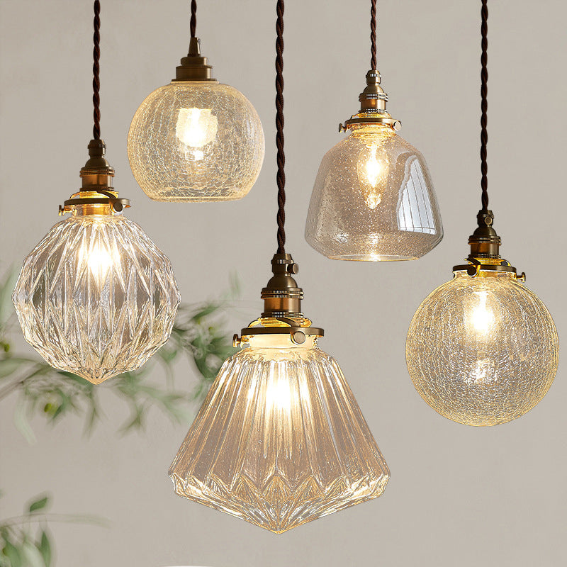 Elegant Crystal Glass Pendant Light - Modern Illumination Design