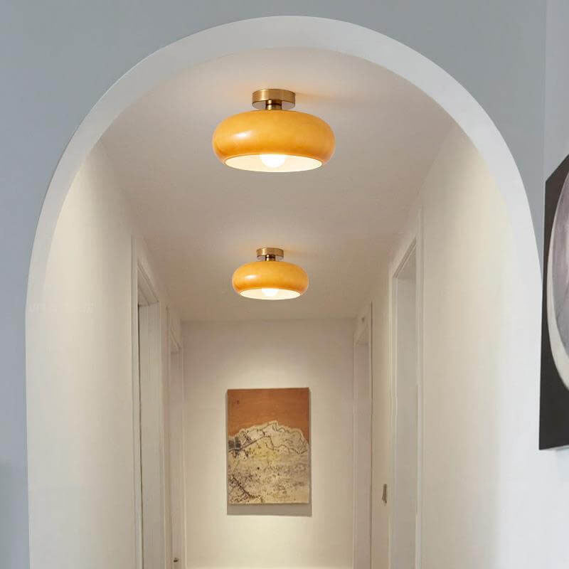 Vintage Round Glass Ceiling Lights - Elegant Illumination for Any Space