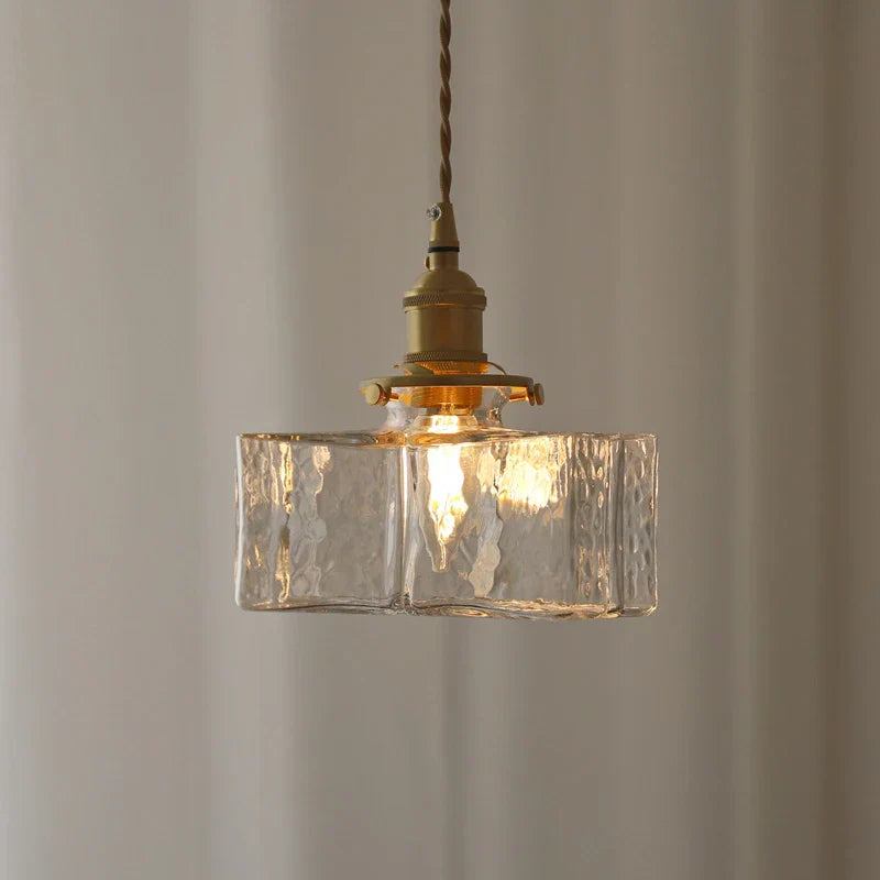 Fatima Modern Retro Glass Pendant Light - Stylish & Unique