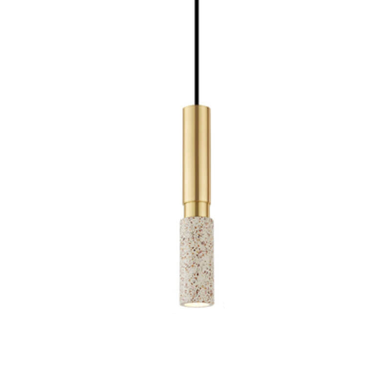 Nordic Minimalist Terrazzo Metal 1-Light Pendant Lamp