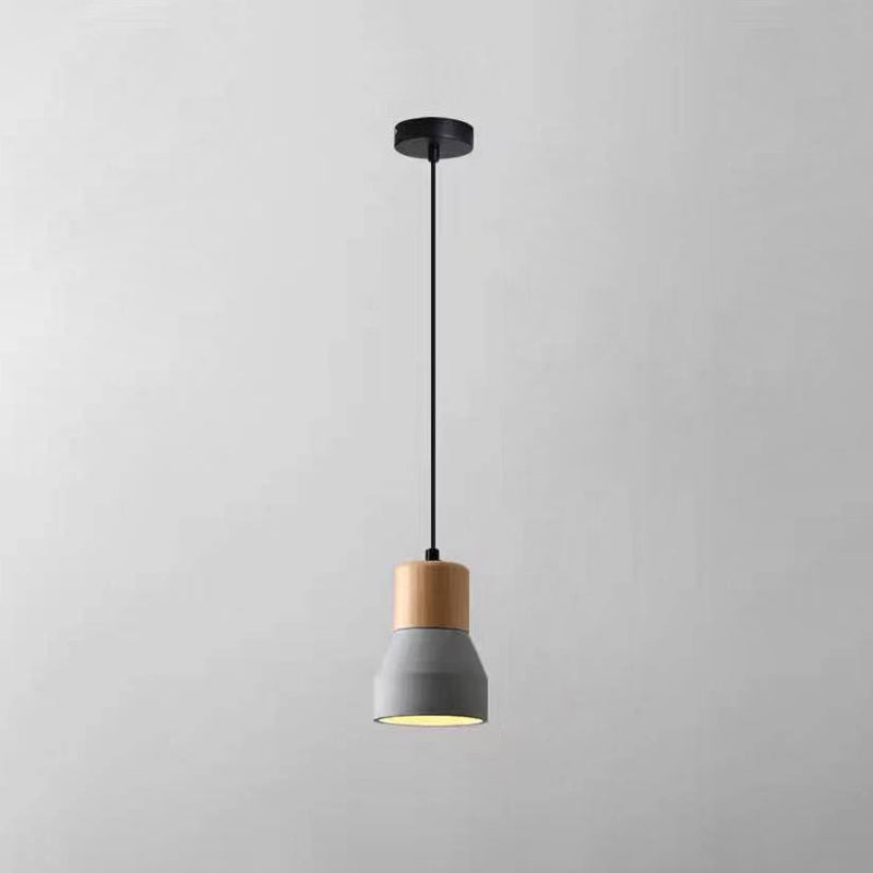 Nordic Cement Tapered Mini LED Pendant Light - Stylish & Eco-Friendly