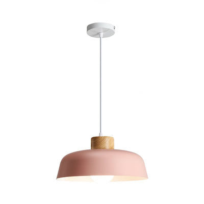 Modern Minimalist Round Aluminum Pendant Light for Dining Rooms