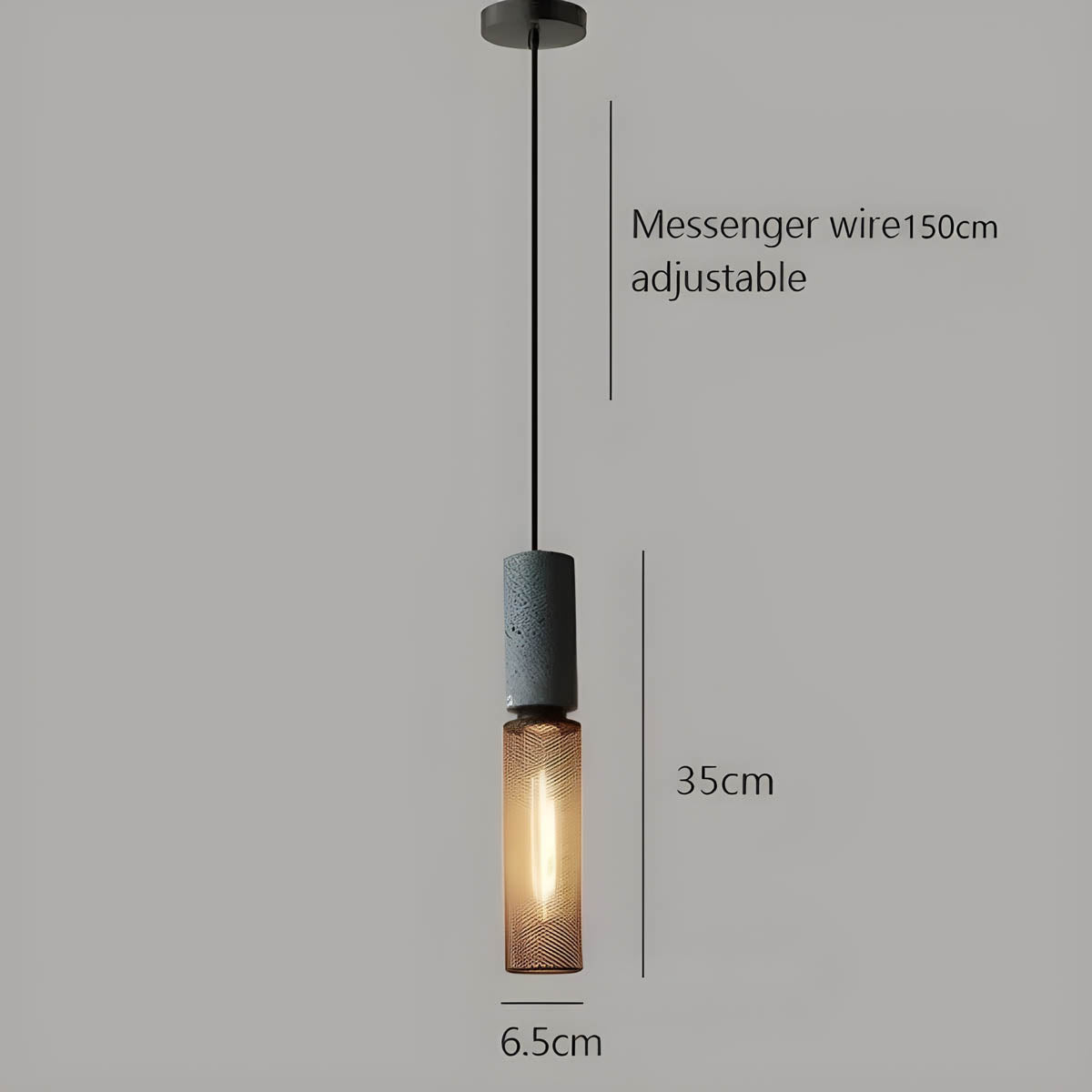 Shane | Modern Industrial Pendant Light for Loft Spaces