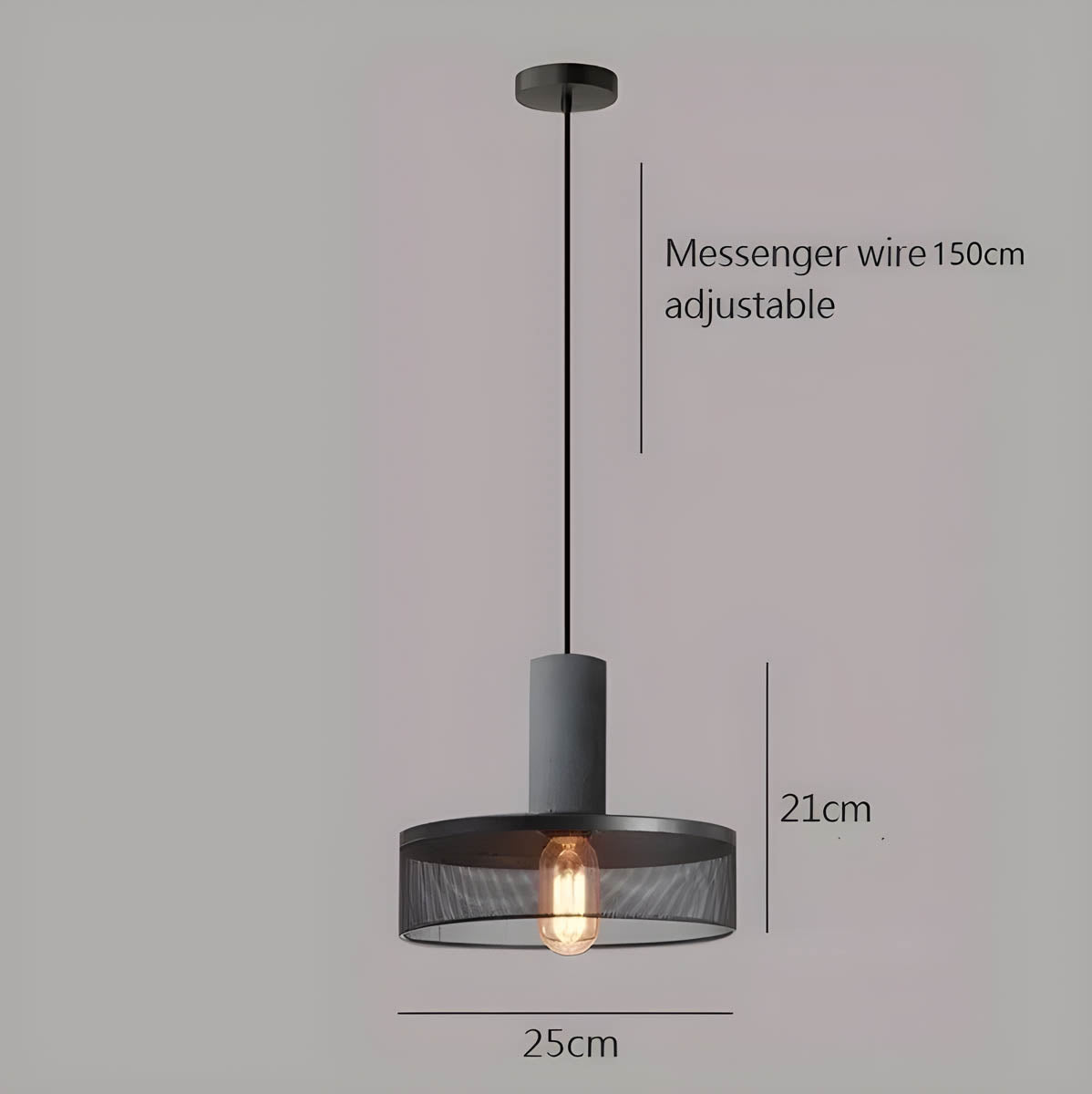 Shane | Modern Industrial Pendant Light for Loft Spaces