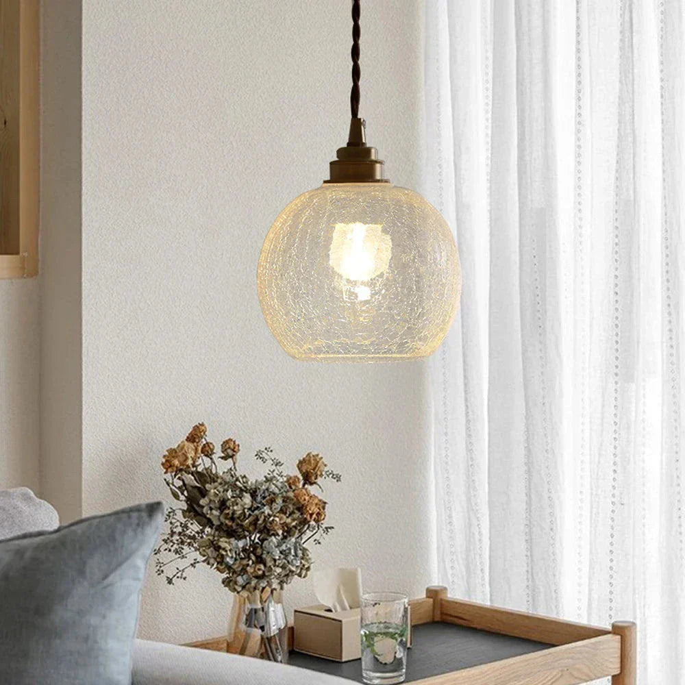 Elegant Crystal Glass Pendant Light - Modern Illumination Design