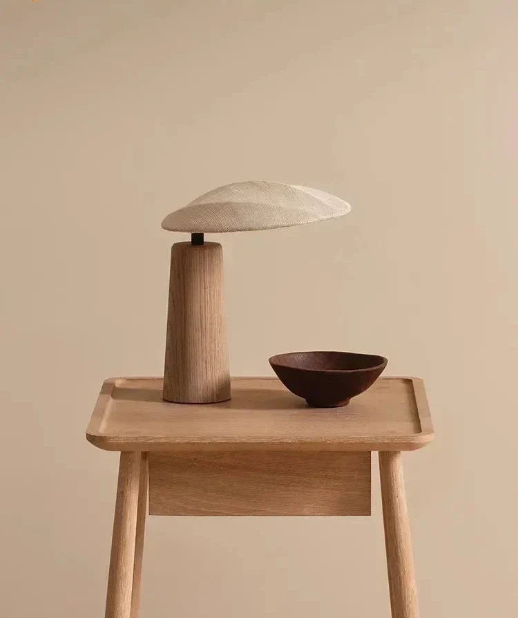 Wabila | Vintage Wood LED Table Lamp Illumix