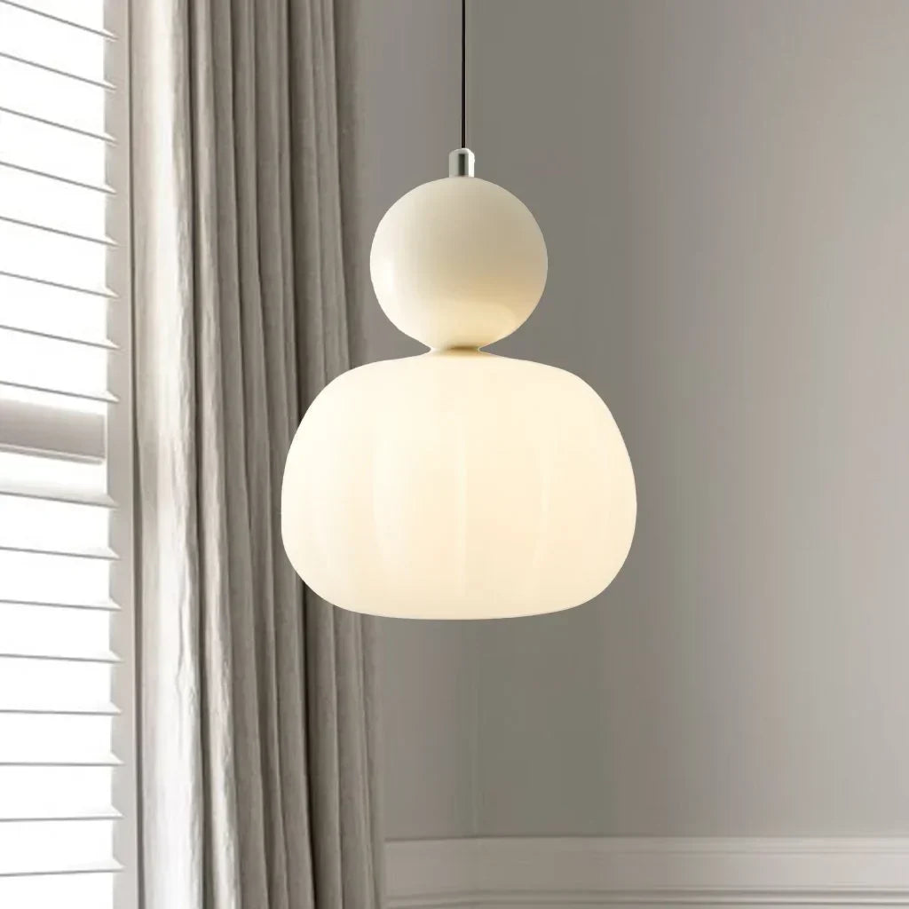 Scout Cream Art Deco Pendant Light - Elegant Vintage Illumination