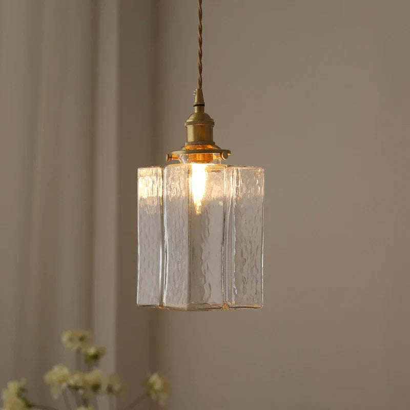 Fatima Modern Retro Glass Pendant Light - Stylish & Unique