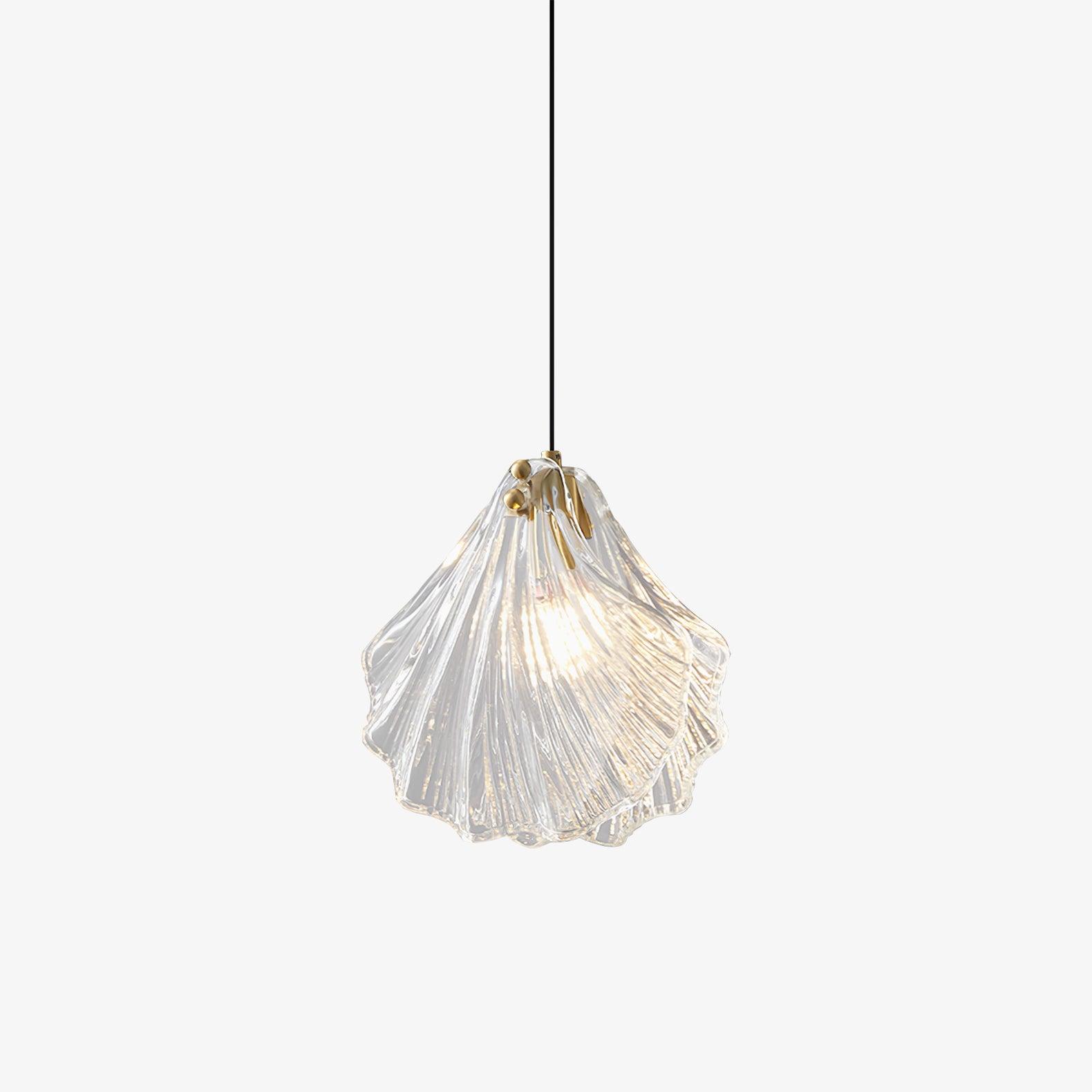 Elegant Shell Mini Pendant Light - Coastal Charm & Modern Design