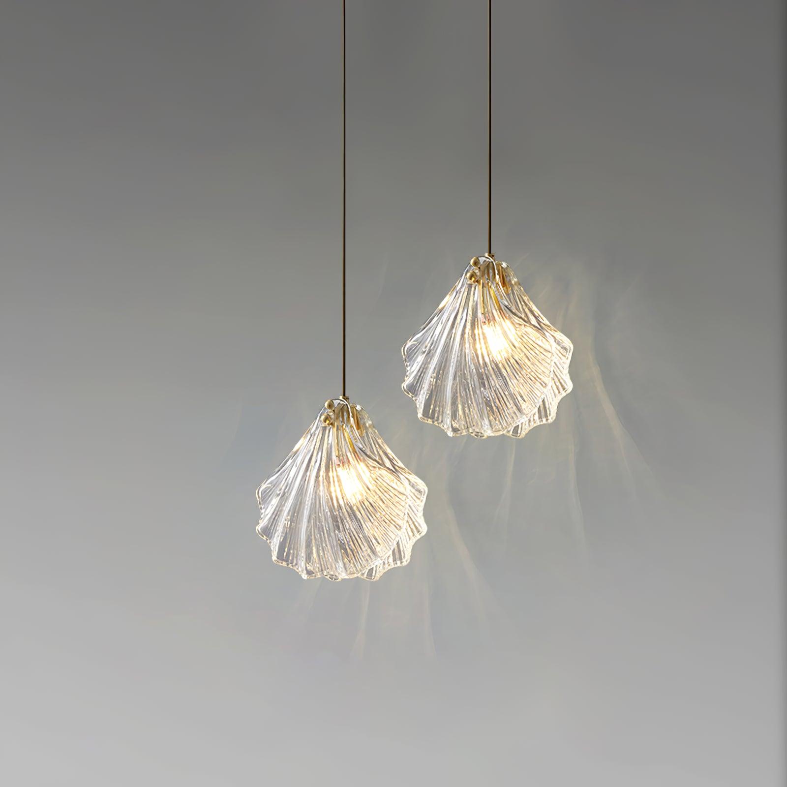 Elegant Shell Mini Pendant Light - Coastal Charm & Modern Design