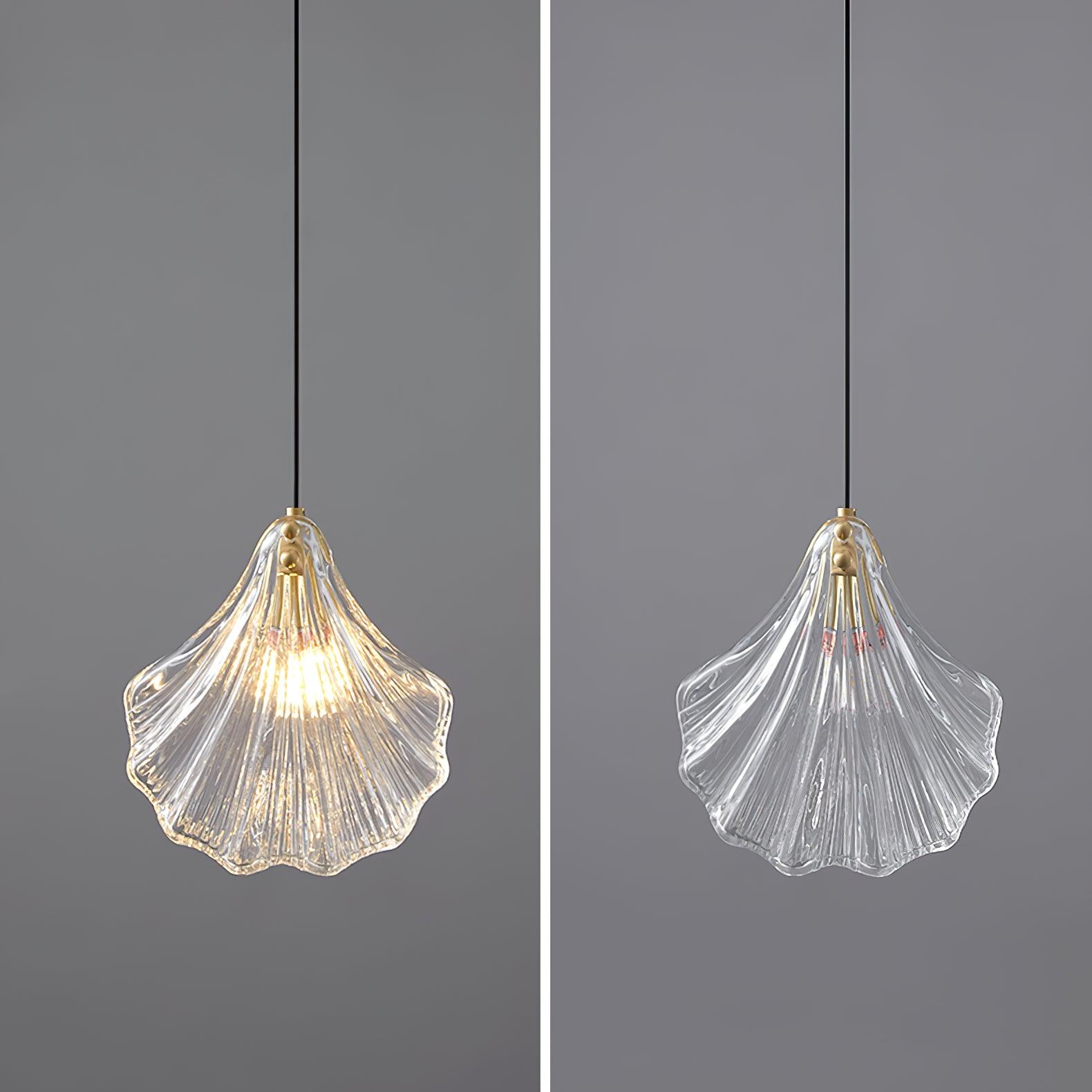 Elegant Shell Mini Pendant Light - Coastal Charm & Modern Design