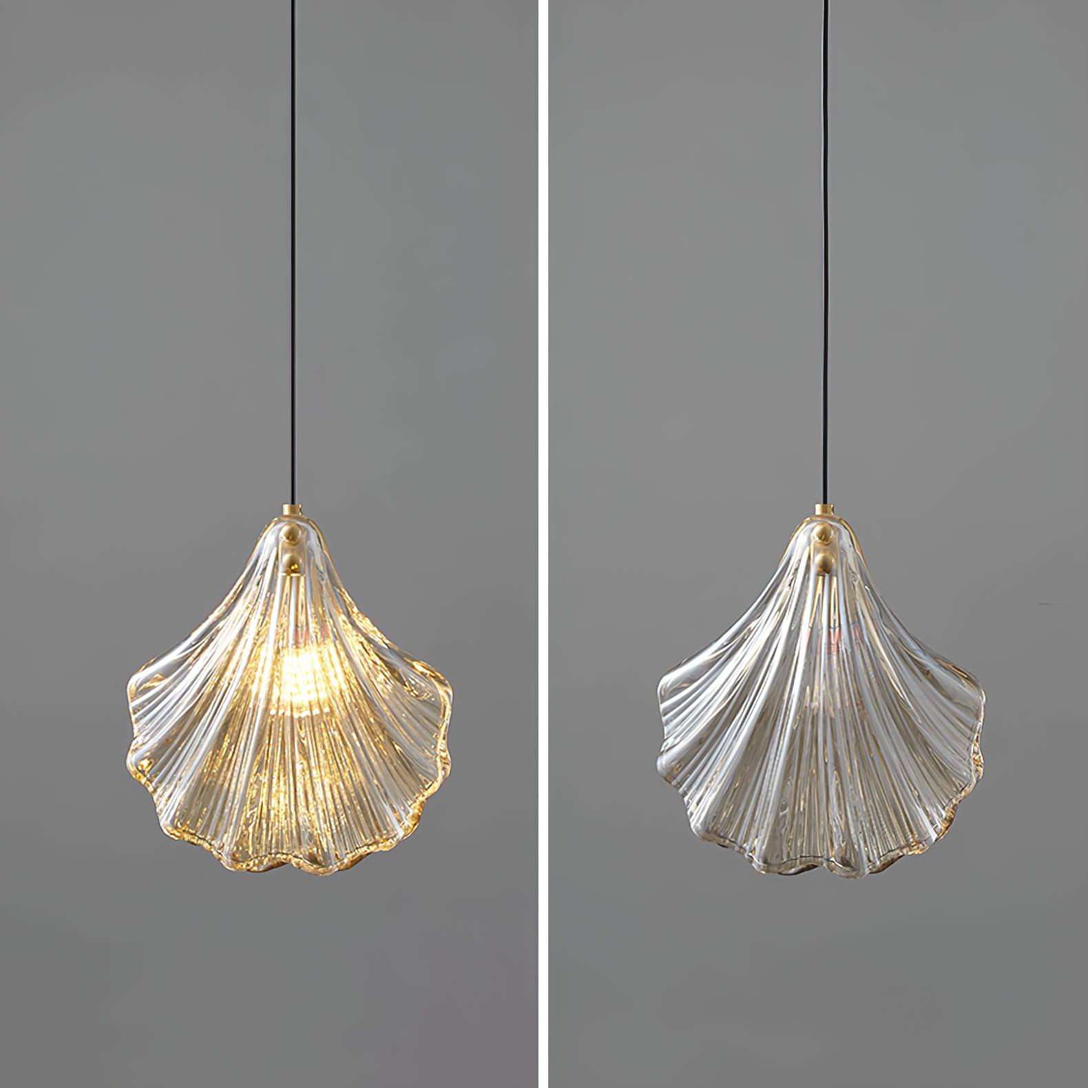 Elegant Shell Mini Pendant Light - Coastal Charm & Modern Design