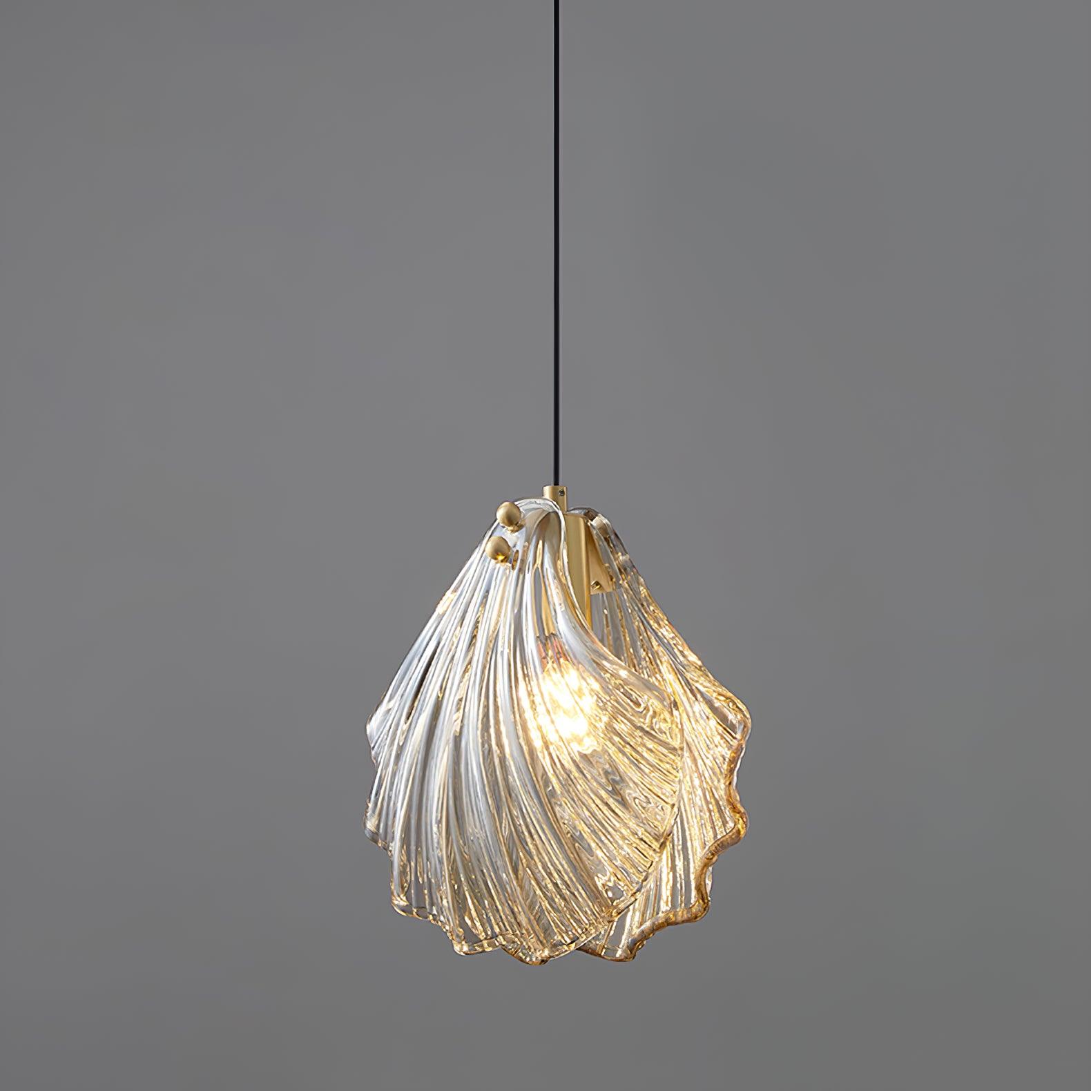 Elegant Shell Mini Pendant Light - Coastal Charm & Modern Design