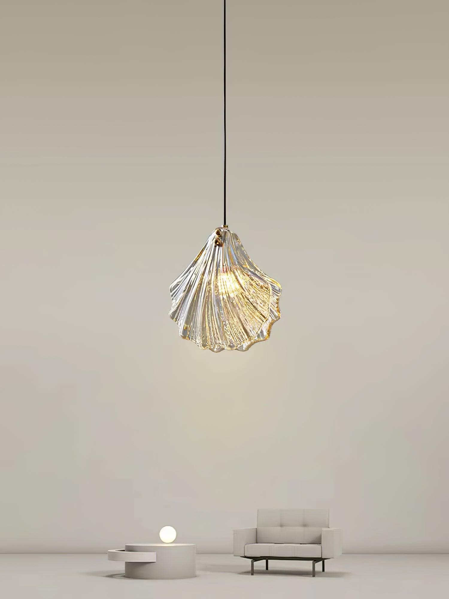 Elegant Shell Mini Pendant Light - Coastal Charm & Modern Design