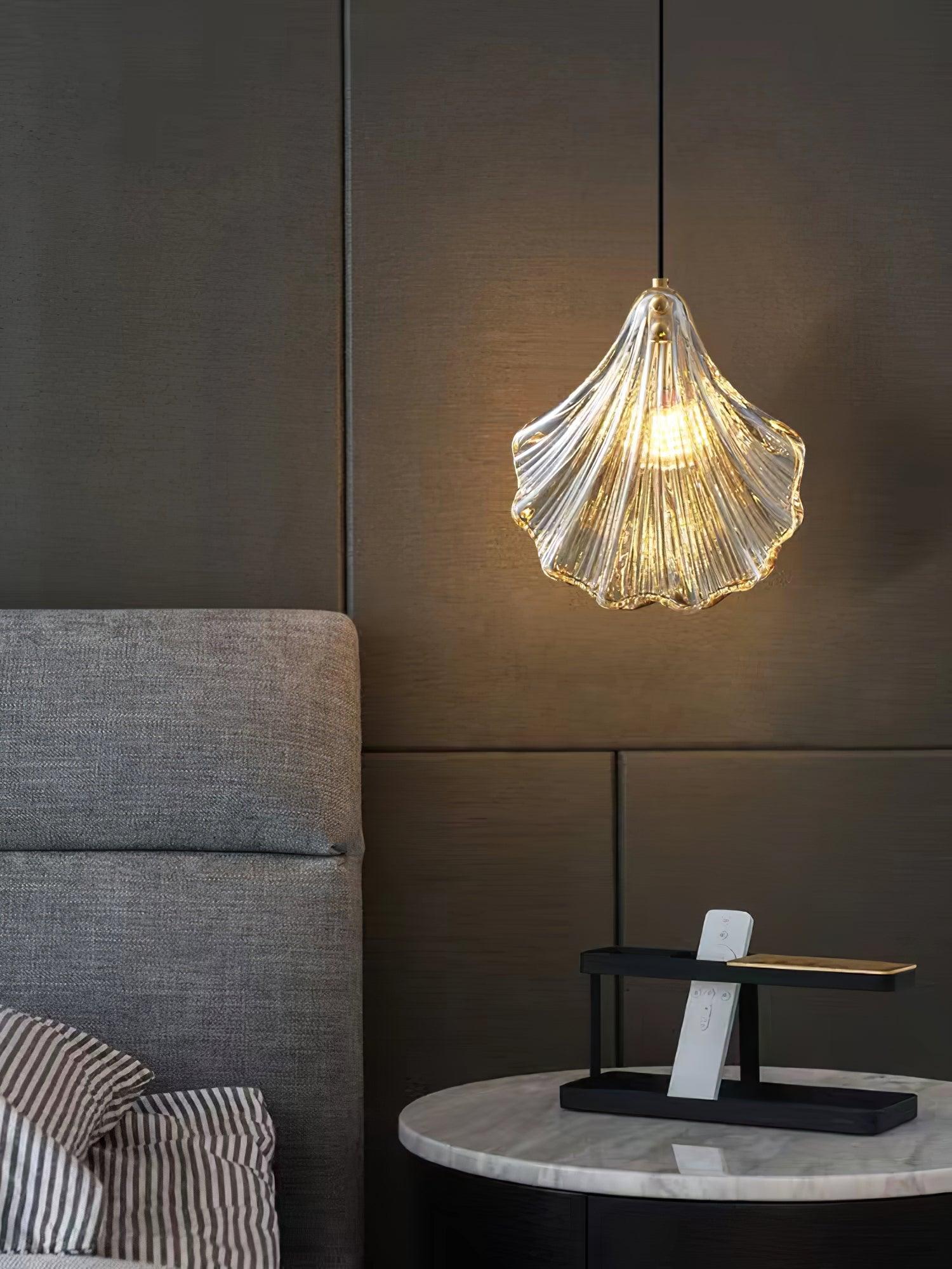 Elegant Shell Mini Pendant Light - Coastal Charm & Modern Design