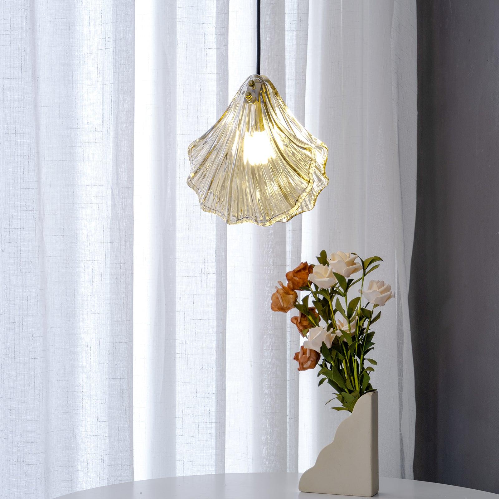 Elegant Shell Mini Pendant Light - Coastal Charm & Modern Design