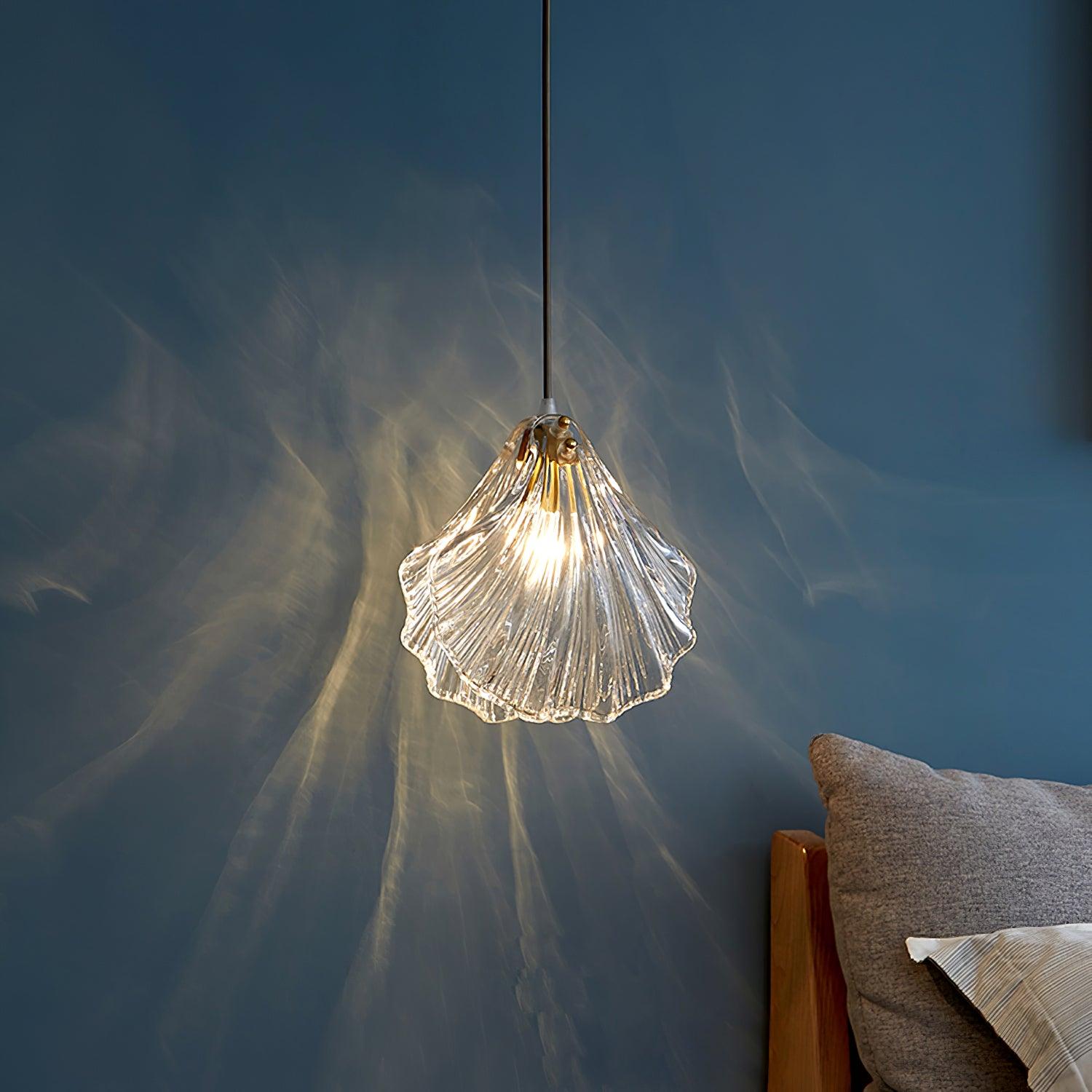 Elegant Shell Mini Pendant Light - Coastal Charm & Modern Design