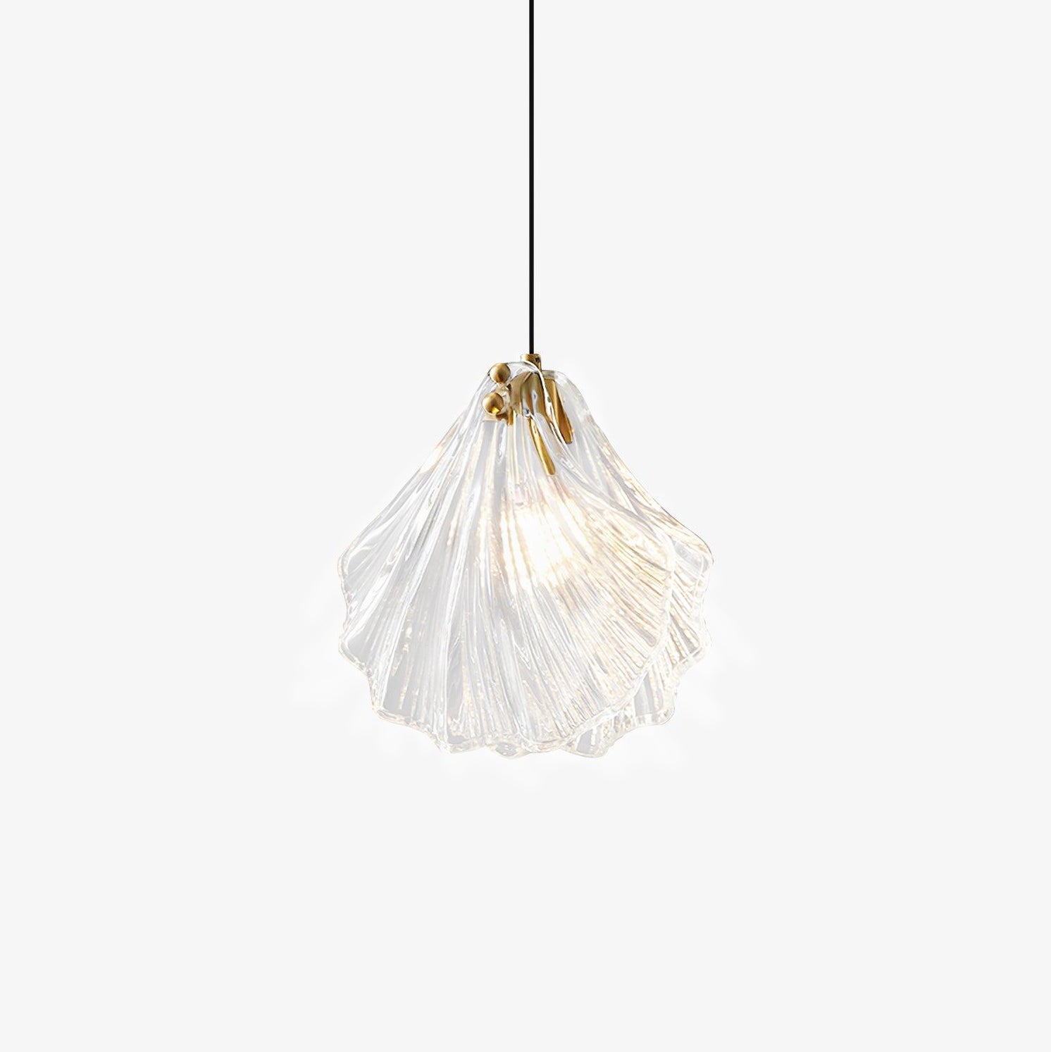 Elegant Shell Mini Pendant Light - Coastal Charm & Modern Design