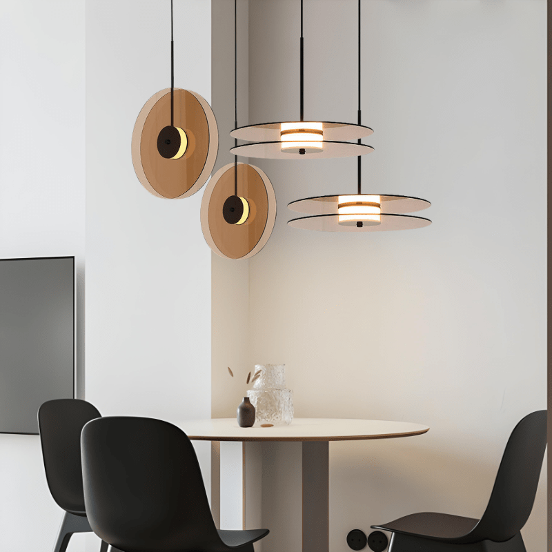 Elegant Cylinder Glass Pendant Light - Modern Home Illumination