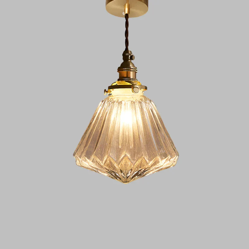 Elegant Crystal Glass Pendant Light - Modern Illumination Design