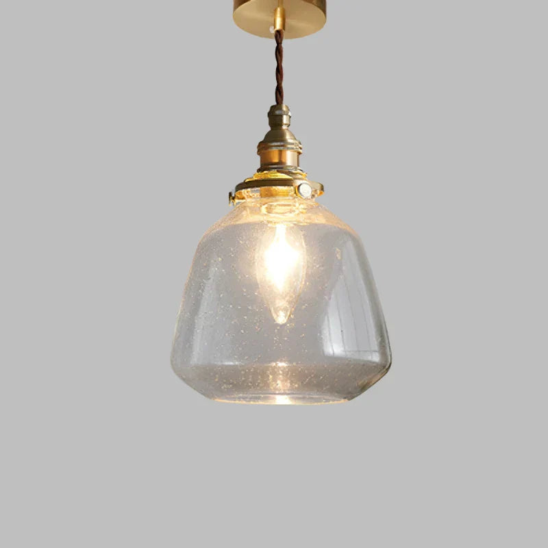 Elegant Crystal Glass Pendant Light - Modern Illumination Design