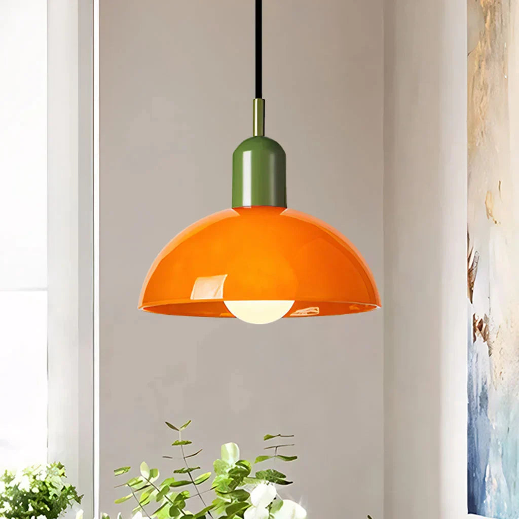 Stylish Aurora Colorful Bowl Pendant Light - Modern Home Decor