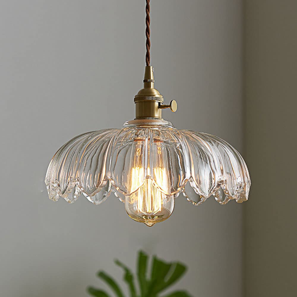 Elegant Vintage Flower Pendant Lamp - Timeless Floral Design