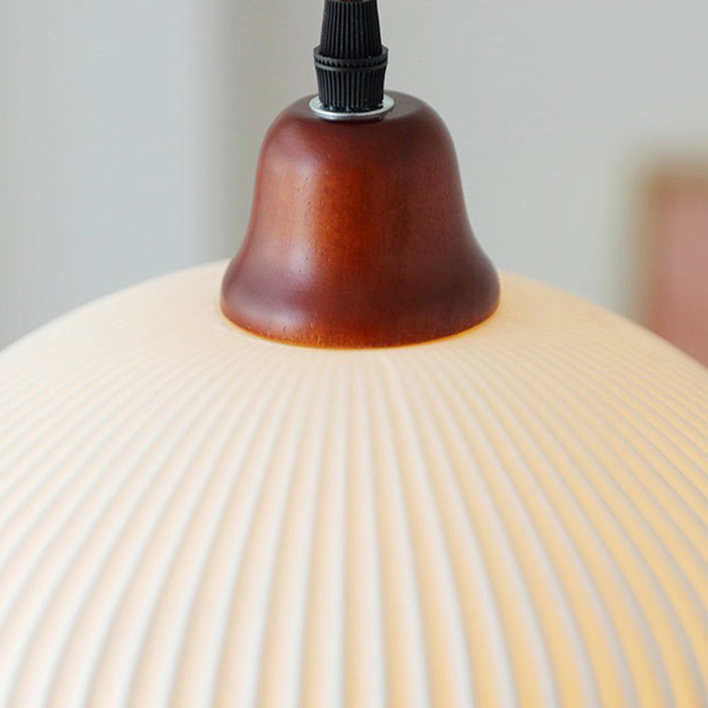 Elegant Nordic White Ceramic Pendant Light for Stylish Dining