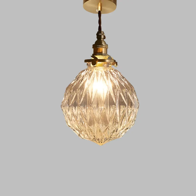 Elegant Crystal Glass Pendant Light - Modern Illumination Design