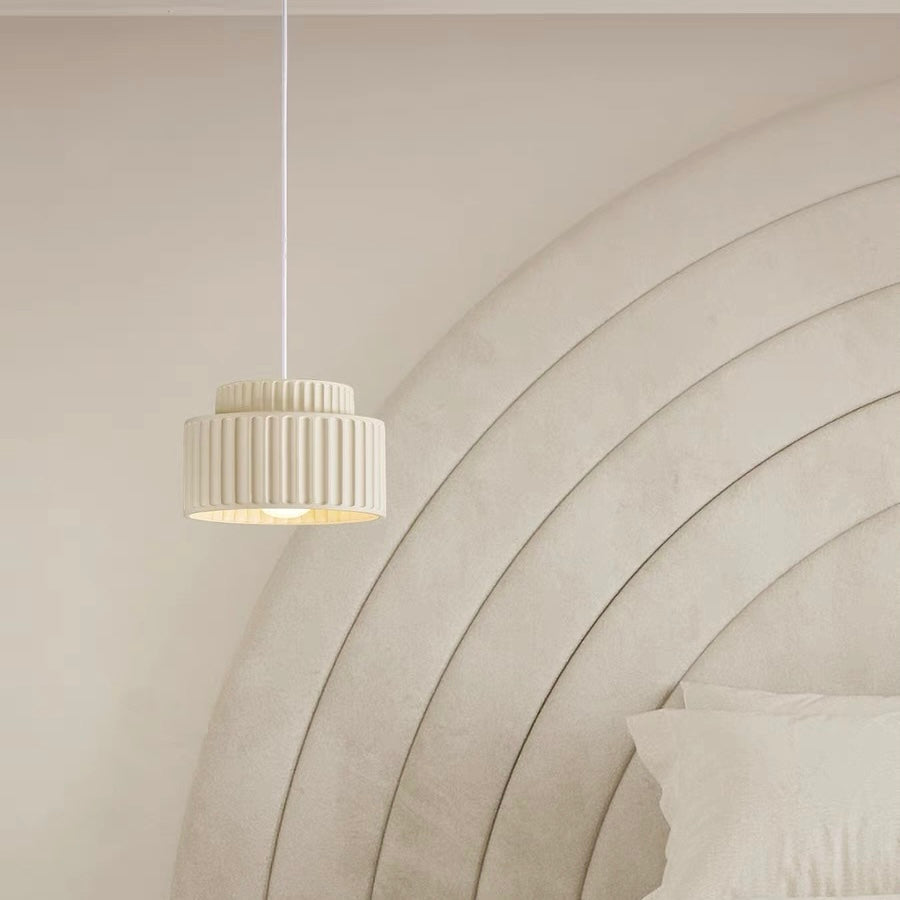 Modern Nordic Cream Hanging Light - Elegant Wabi Sabi Design