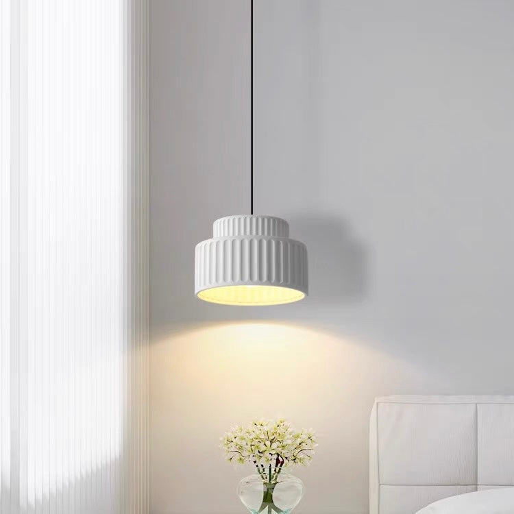 Modern Nordic Cream Hanging Light - Elegant Wabi Sabi Design