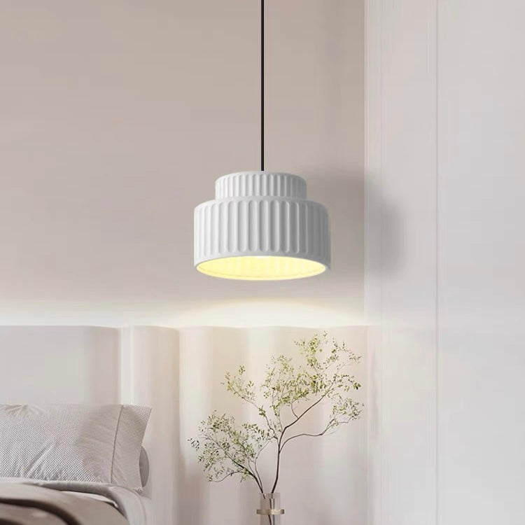 Modern Nordic Cream Hanging Light - Elegant Wabi Sabi Design