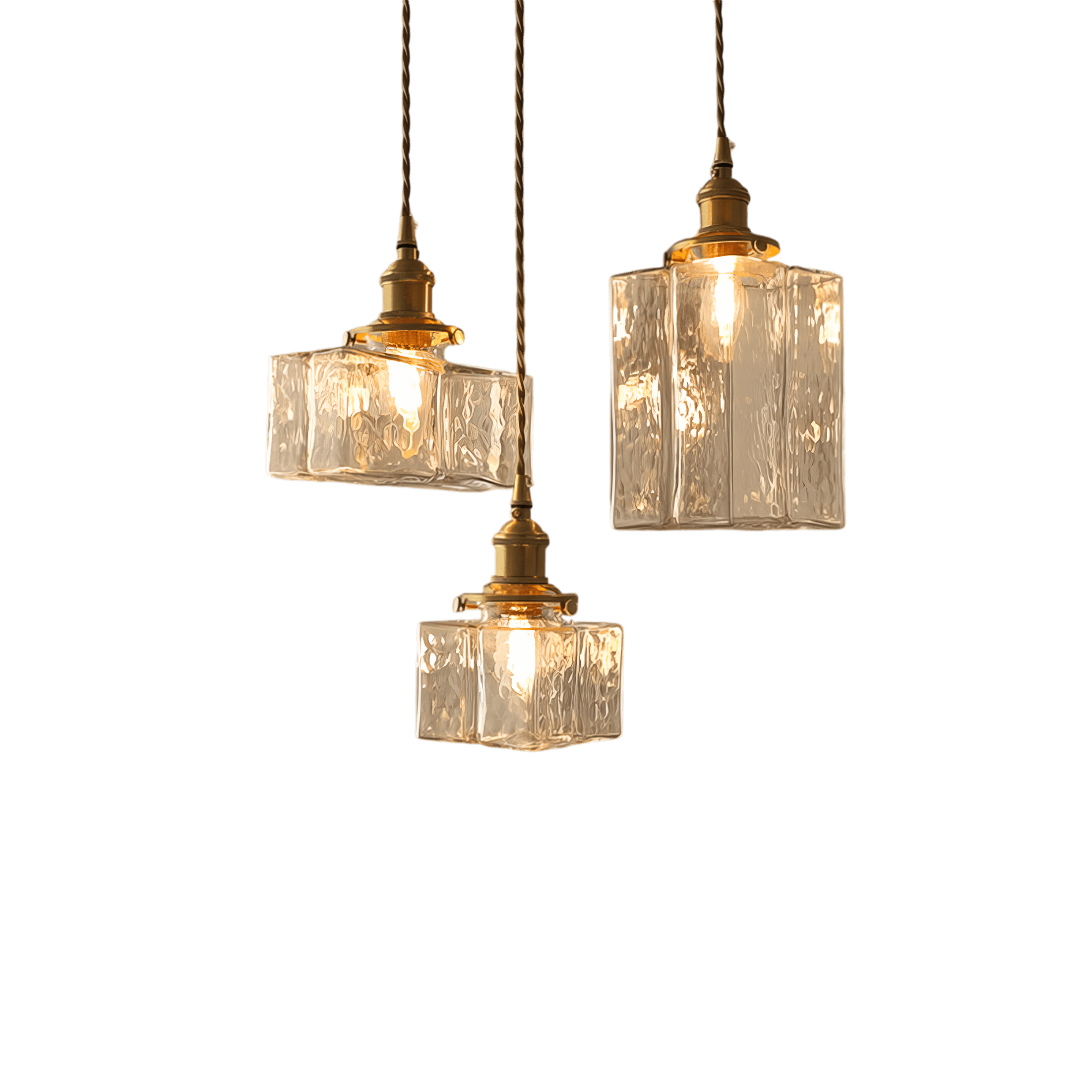 Fatima Modern Retro Glass Pendant Light - Stylish & Unique