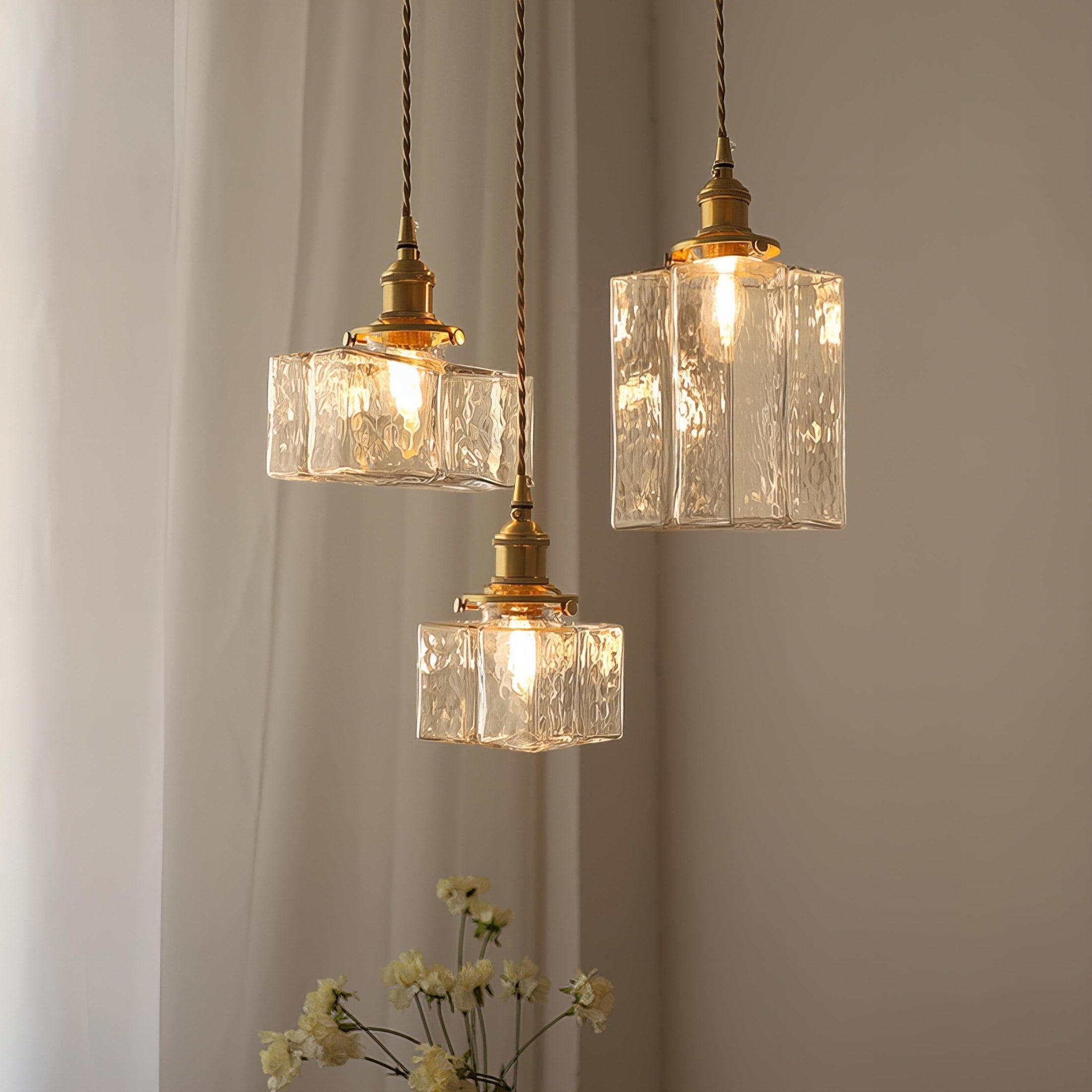 Fatima Modern Retro Glass Pendant Light - Stylish & Unique