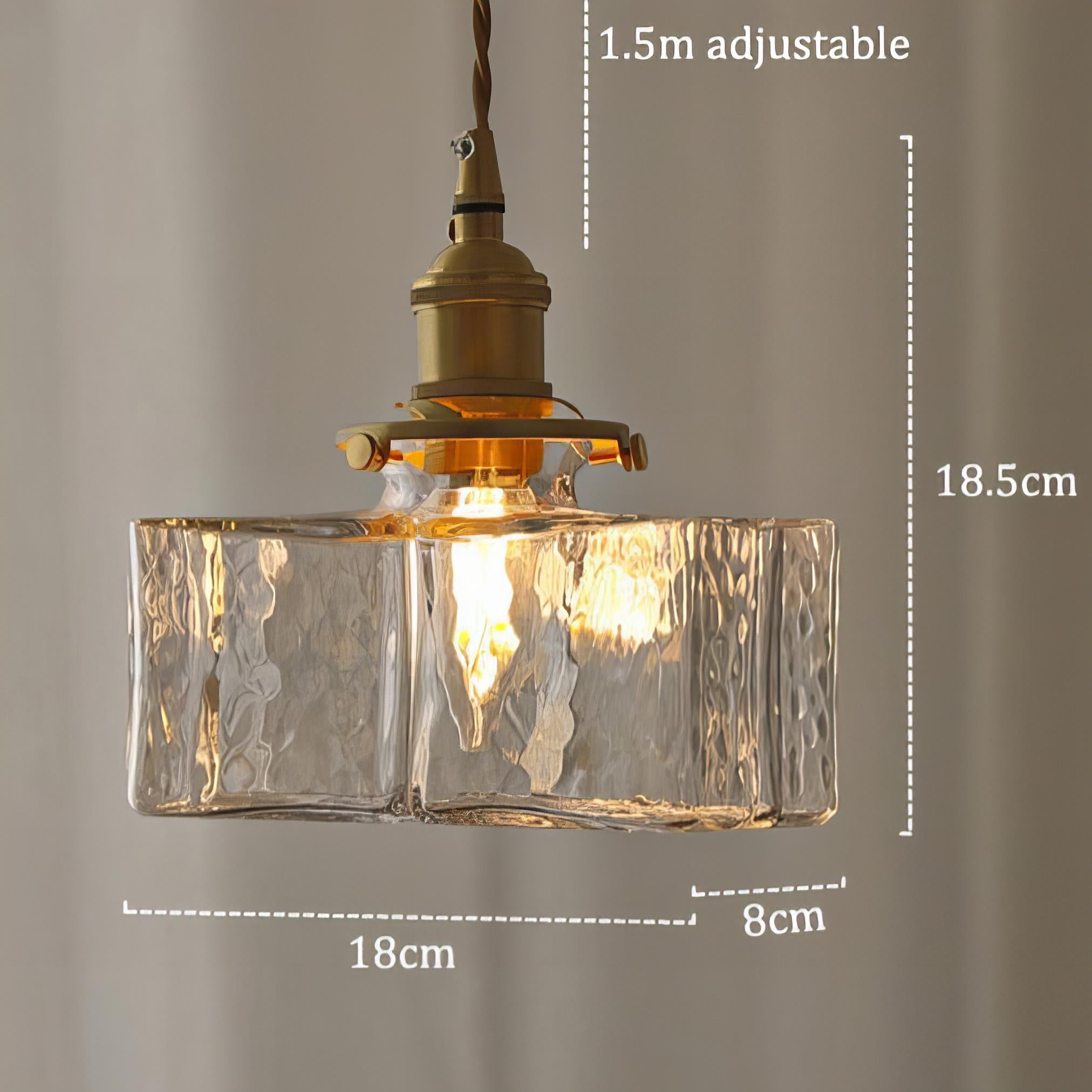 Fatima Modern Retro Glass Pendant Light - Stylish & Unique