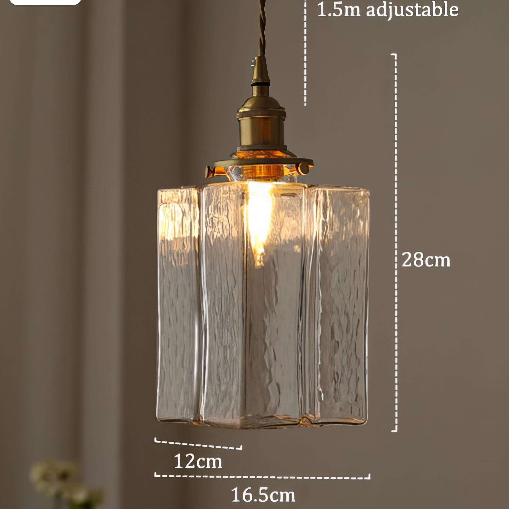 Fatima Modern Retro Glass Pendant Light - Stylish & Unique