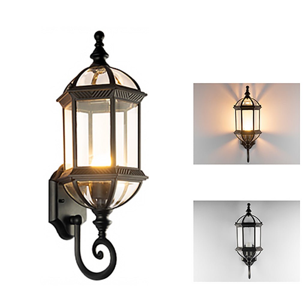 Vintage Waterproof Outdoor Wall Lamp - Elegant Garden & Villa Lighting