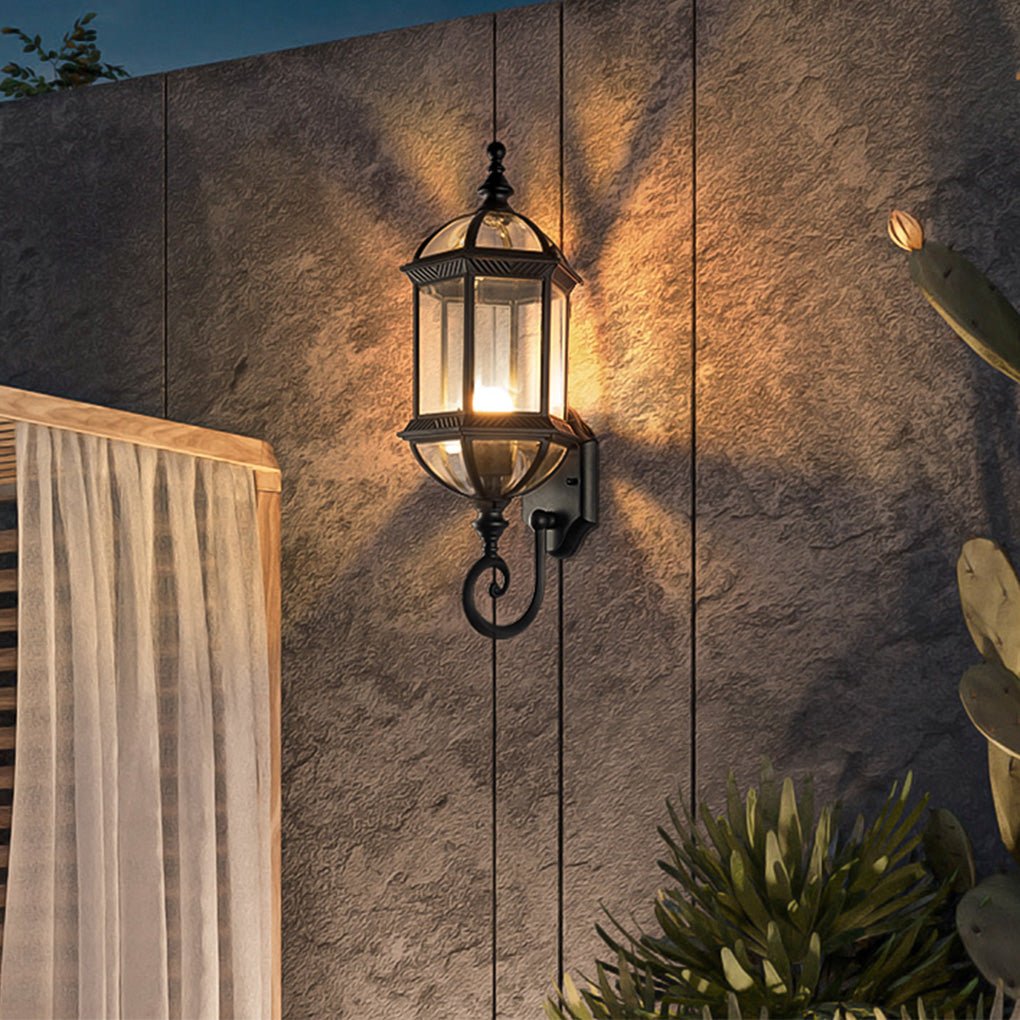 Vintage Waterproof Outdoor Wall Lamp - Elegant Garden & Villa Lighting