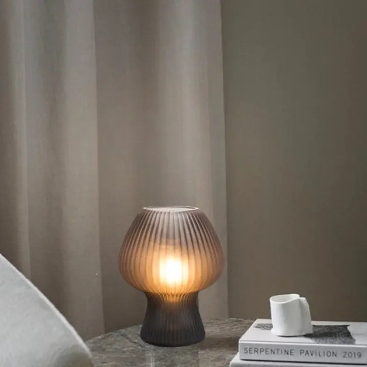 Illumix - AntiqueGlow Bedside Lamp | Vintage Style - Table Lamp - Black