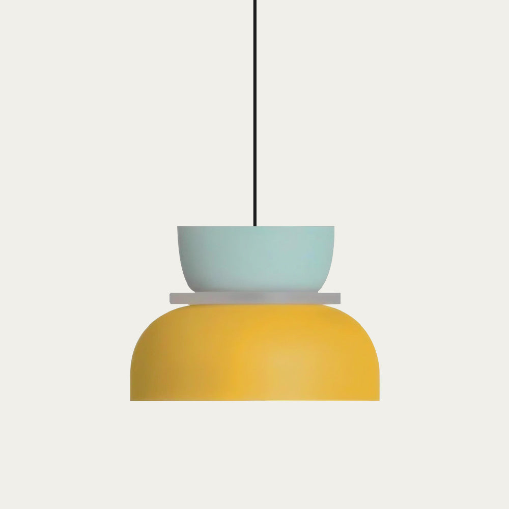 Stylish Dulcy Color Block Nordic Pendant Light - Modern Elegance