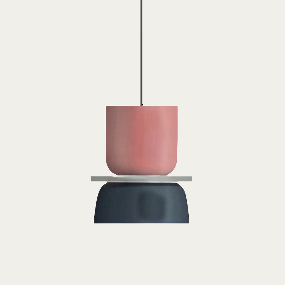 Stylish Dulcy Color Block Nordic Pendant Light - Modern Elegance