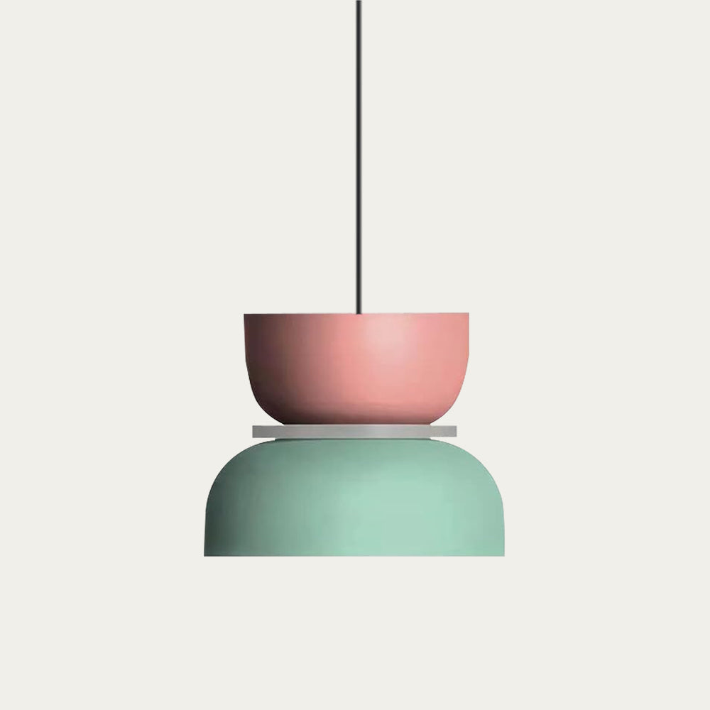 Stylish Dulcy Color Block Nordic Pendant Light - Modern Elegance