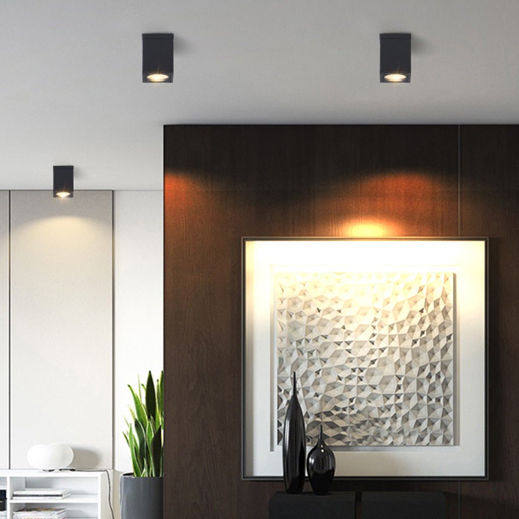 Square LED Waterproof Ceiling Light - Ideal for Hallways & Balconies