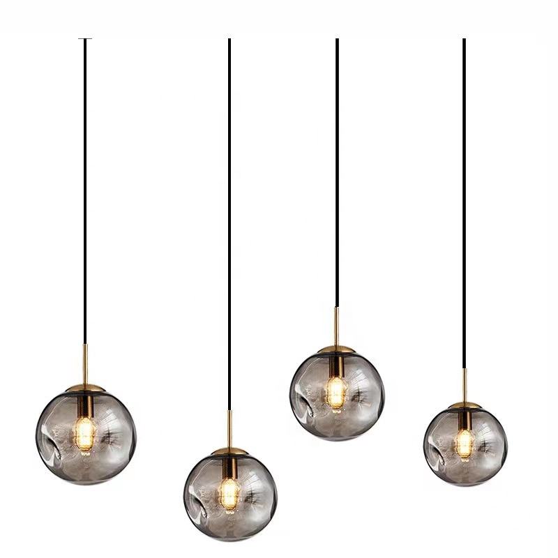 Brikey Glass Spherical Pendant Light - Elegant Modern Lighting