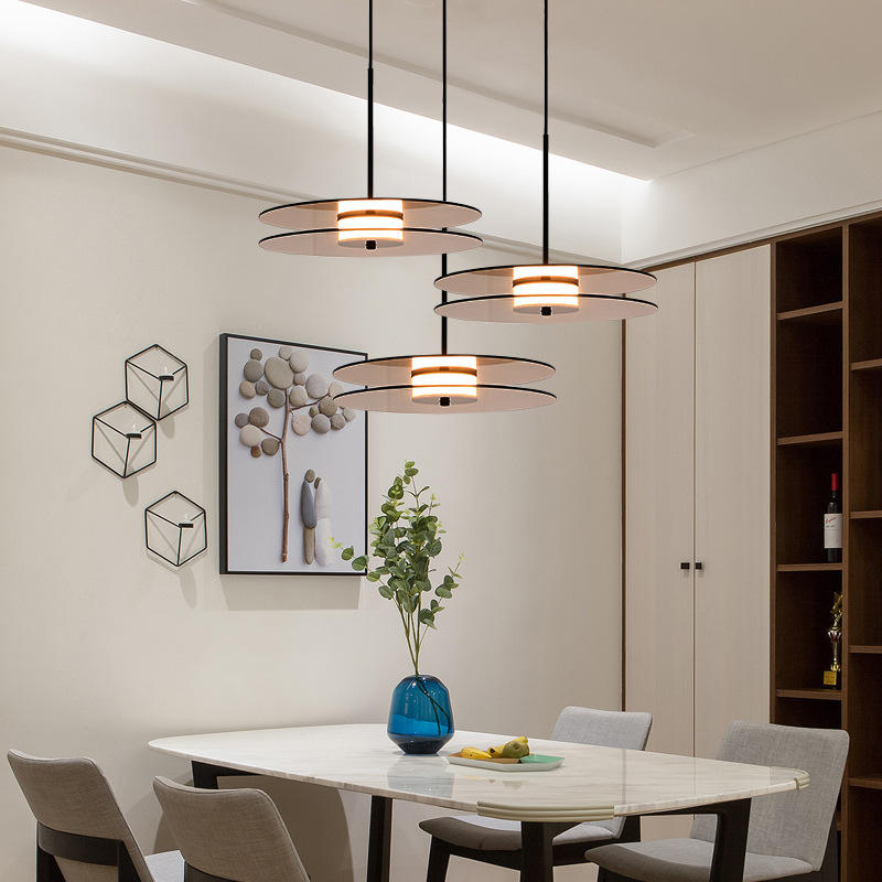 Elegant Cylinder Glass Pendant Light - Modern Home Illumination